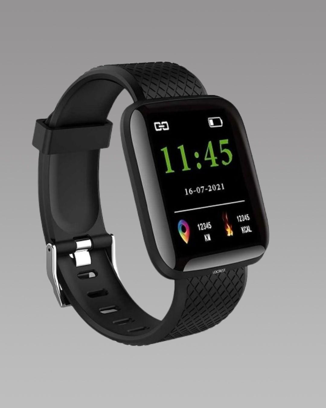 ID116 Plus Smart Fitness Watch (Heart Rate + Notifications)