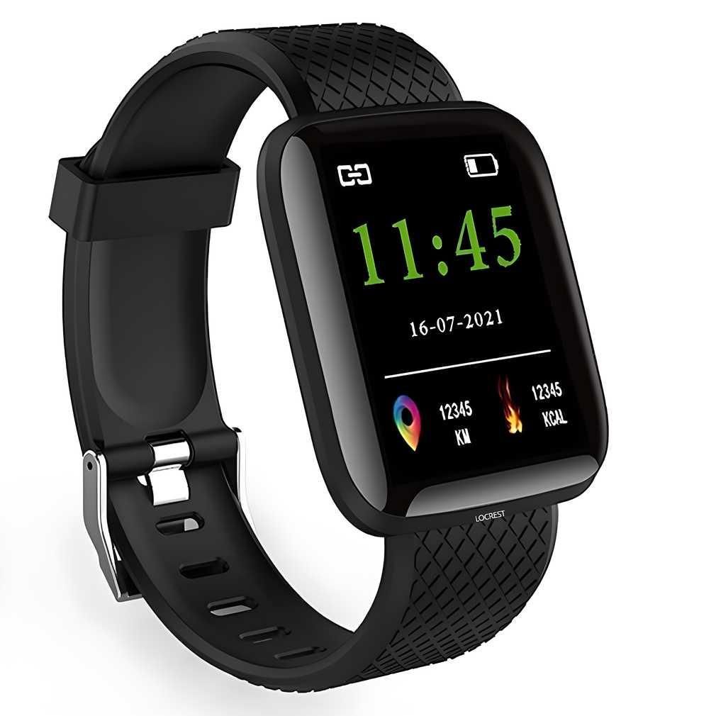 ID116 Plus Smart Fitness Watch (Heart Rate + Notifications)