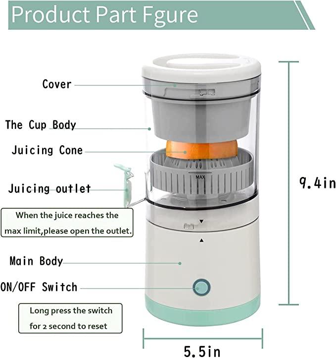 Electric Citrus Juicer (Easy One-Press Juice Maker)