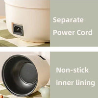 Mini Electric Cooking Pot (1.2L) , Cook noodles, pasta, eggs, soup, tea, or veggies in a few minutes. Perfect for hostels, office, and travel.
