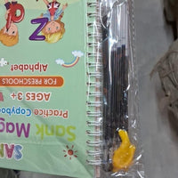 Sank Magic Practice Copybook (4 BOOKS,1 PEN,1 GRIP,10 REFILL) Pack of 1