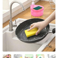 2-in-1 Soap Dispenser with Sponge Holder
