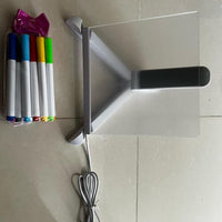 3D LED Acrylic Message Board with Neon Marker Pens