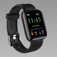ID116 Plus Smart Fitness Watch (Heart Rate + Notifications)