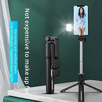 3-in-1 Extendable Selfie Stick Tripod with Bluetooth Remote + LED Flash
