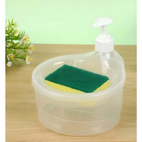 2-in-1 Soap Dispenser with Sponge Holder