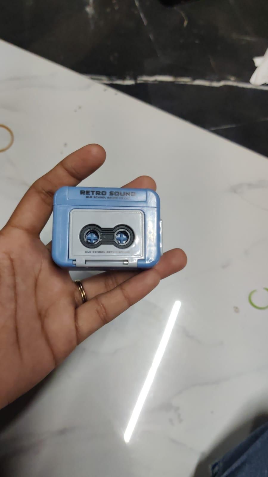 Retro Mini Cassette Speaker Keychain . A tiny speaker with an old-school vibe you’ll fall in love with.