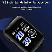 ID116 Plus Smart Fitness Watch (Heart Rate + Notifications)